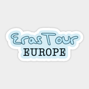 Eras Tour Europe Sticker